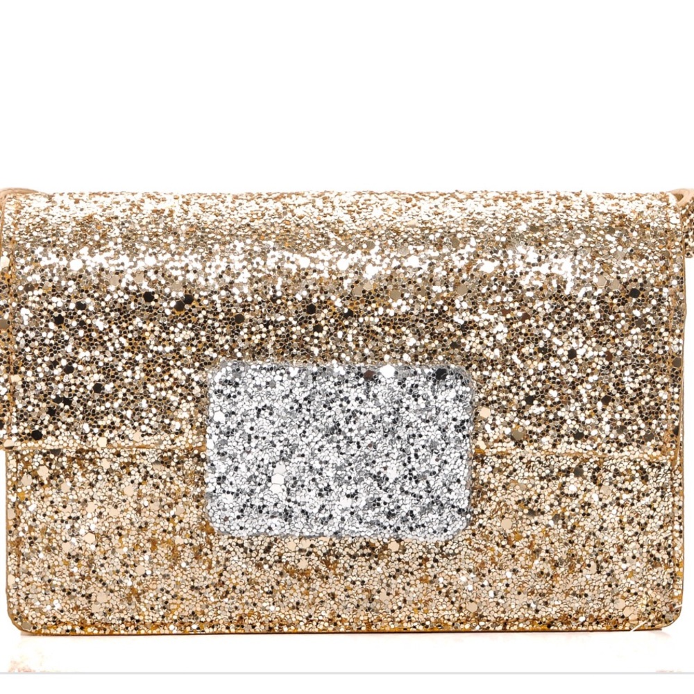 Saint Laurent Lulu Bunny  Glitter Bag